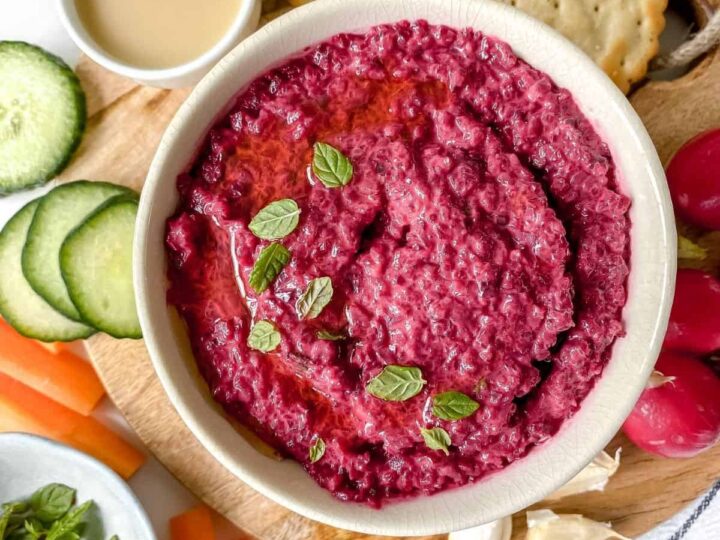 Image for Beetroot Hummus (Without Chickpeas)