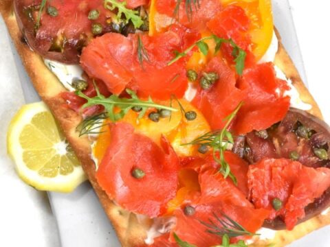 Image for Smoked Salmon Flatbread