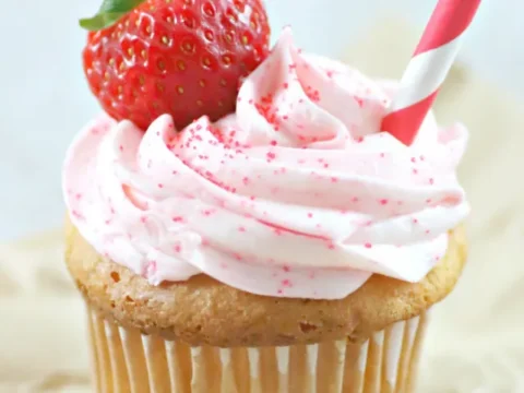 Image for Strawberry Soda Cupcake Recipe