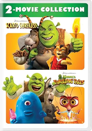 Scared Shrekless and Shrek’s Thrilling Tales movie collection cover