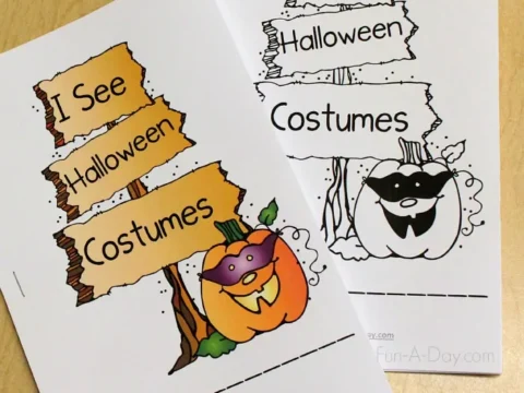 Image for Free Printable Halloween Emergent Reader for Preschoolers