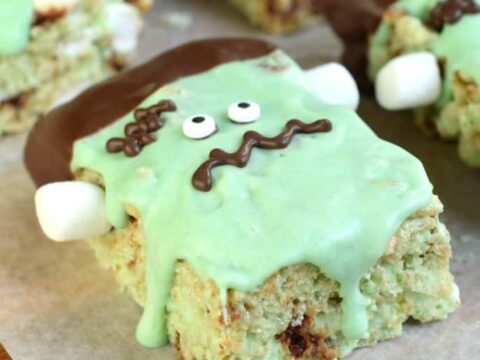 Image for Mint Chocolate Chip Rice Krispie Treats