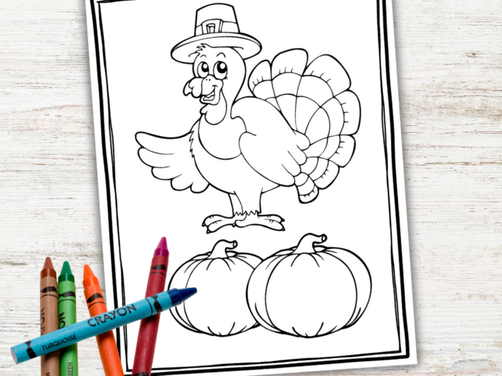Image for Preschool Thanksgiving Coloring Pages