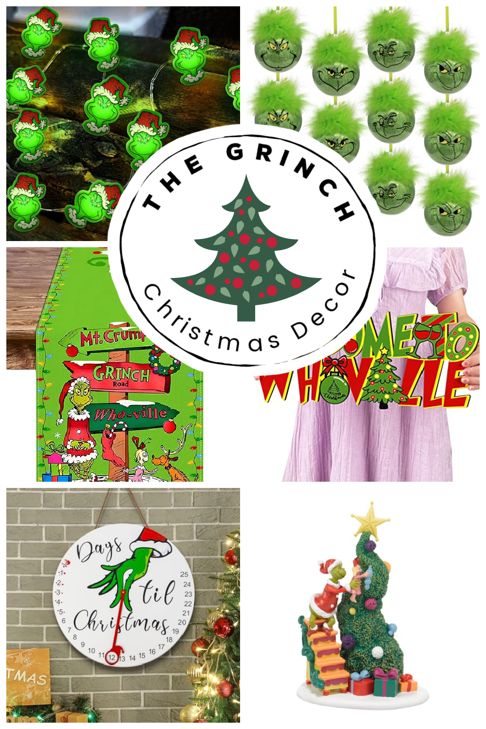 Grinch Christmas Decorations - 3 Boys and a Dog