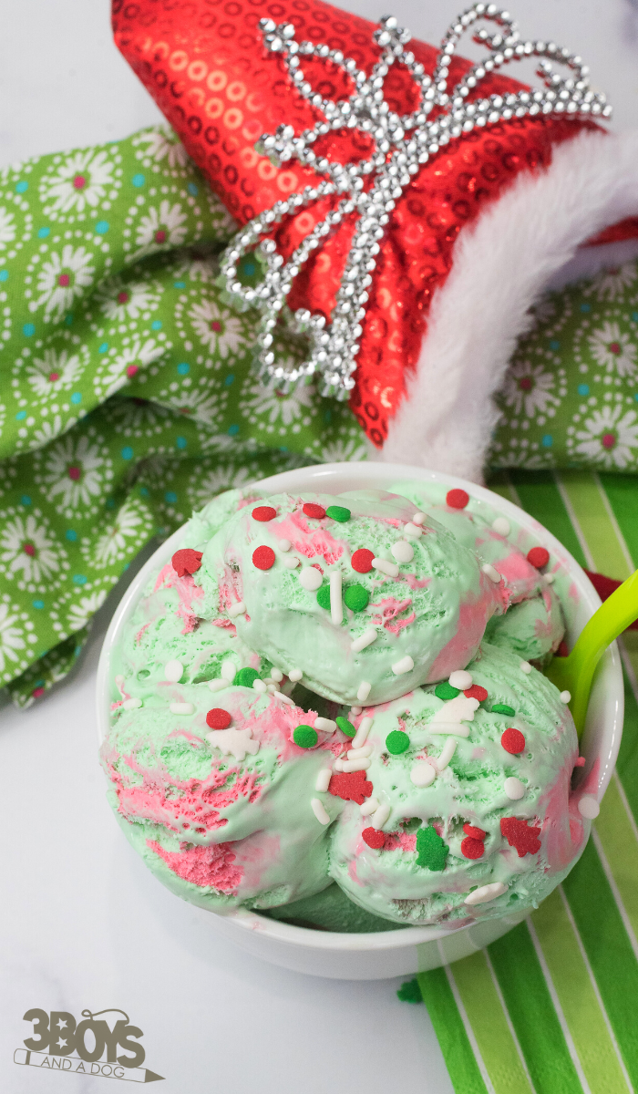 Grinch No Churn Ice Cream Recipe