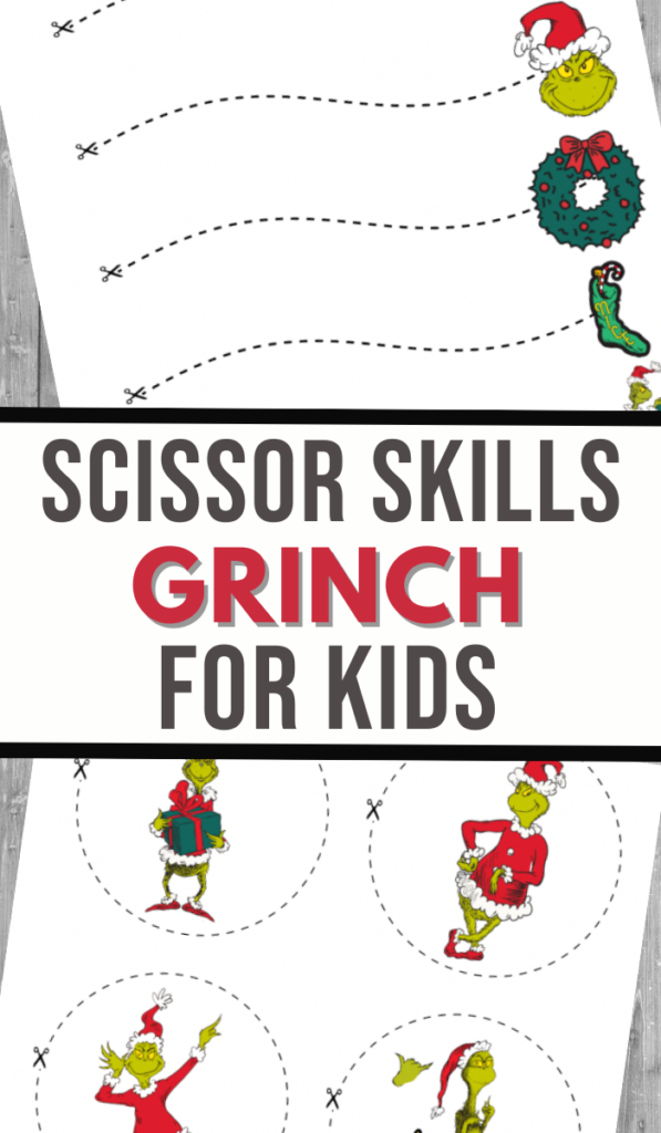 Grinch Cutting Pages - 3 Boys and a Dog