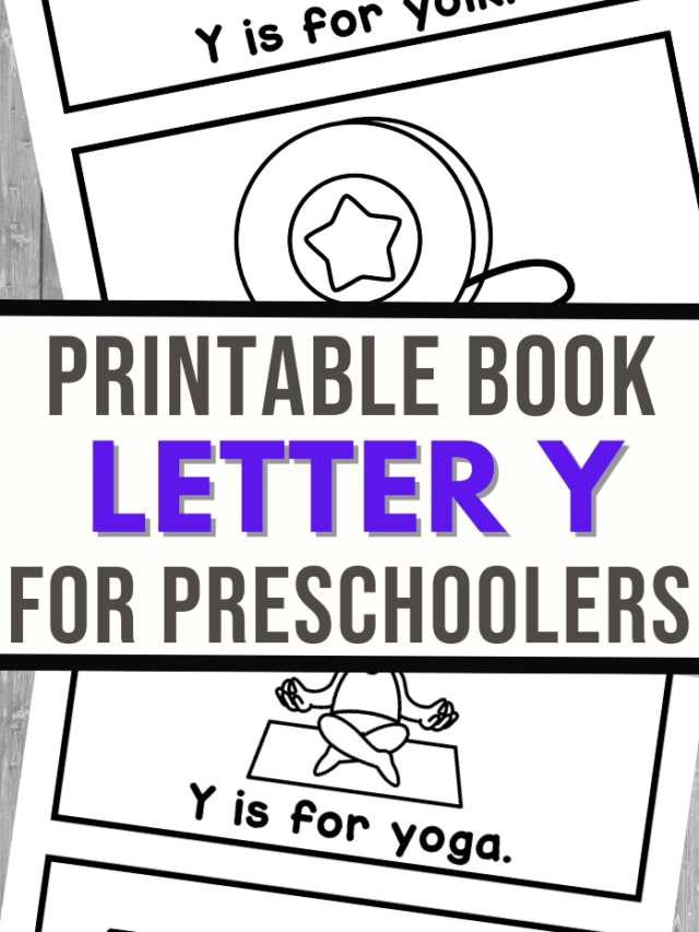 Printable Letter Y Book