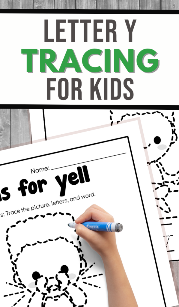 Letter Y Preschool Worksheets - 3 Boys and a Dog