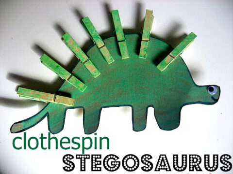 Image for Clothespin Stegosaurus