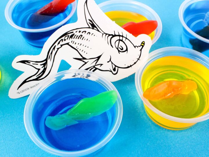 Image for Dr. Seuss Party Idea: One Fish Two Fish Jello Cups Recipe