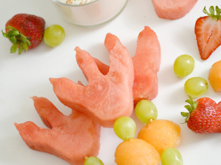 Image for Dino Fruit Skewers with Yogurt Fruit Dip