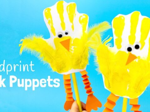 Image for Handprint Chick Puppets