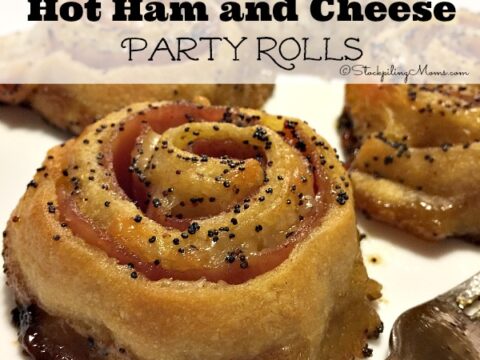 Image for Hot Ham and Cheese Party Rolls