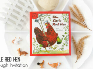Image for Little Red Hen Play Dough Activity