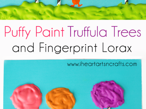 Image for Puffy Paint Dr. Seuss Craft with Fingerprint Lorax