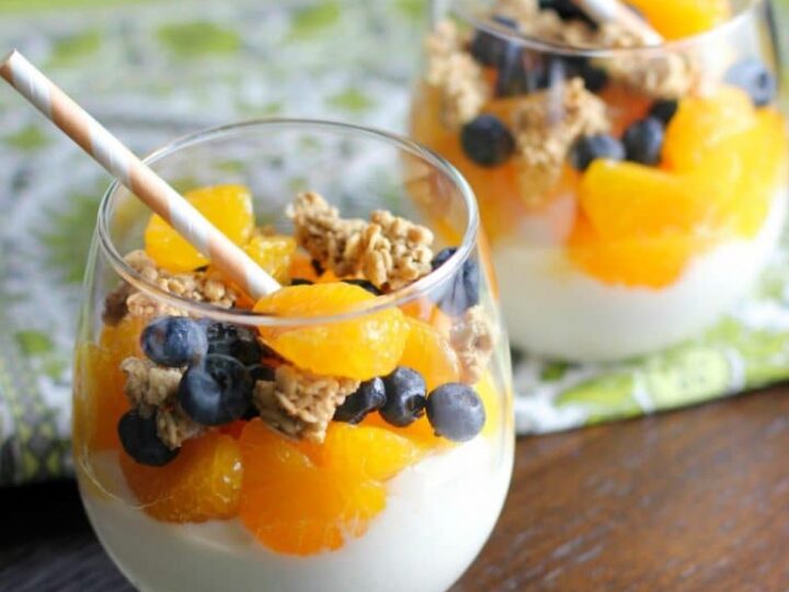 Image for Mandarin Orange and Blueberry Yogurt Parfait