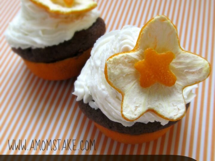 Image for Mandarin Peel Mini Cupcakes Recipe & Flowers
