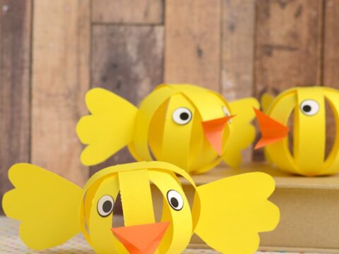 Image for Simple Paper Chick Craft – Easter Craft Ideas