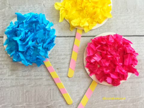 Image for Truffula Trees Craft inspired by 'The Lorax'