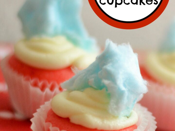 Image for Dr. Seuss Thing 1 and Thing 2 Inspired Mini Cupcakes
