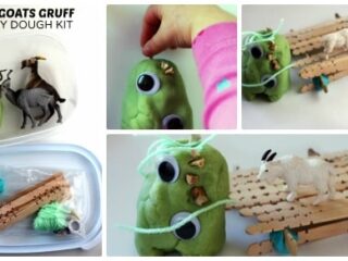 Image for A Three Billy Goats Gruff Play Dough Kit for Kids