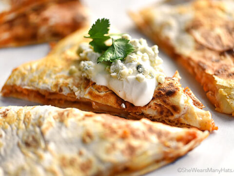 Image for Buffalo Chicken Quesadillas Recipe