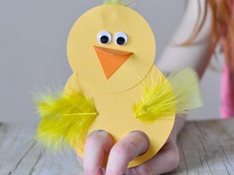 Image for How to Make Adorable Chick Finger Puppets