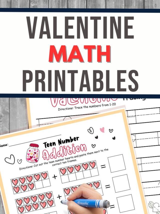 Valentine Math Sheets