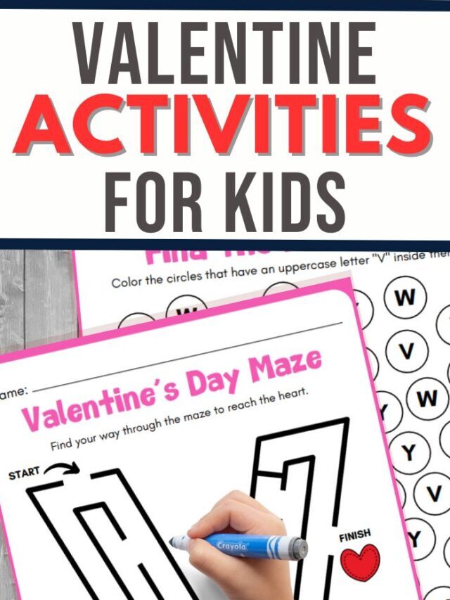 Valentine’s Day Preschool Activity Pack