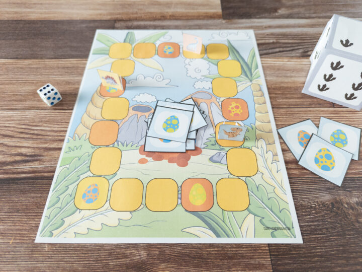 Image for Printable Dinosaur Counting Game