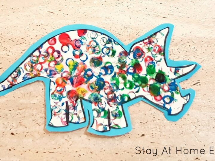 Image for Make Stamped Dinosaur Art with Preschoolers and Toddlers