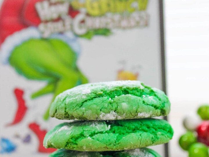 Image for How the Grinch Stole Christmas Cookies Recipe | Grinch Crinkle Cookies