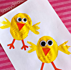 Image for Chick Potato Stamping Craft for Kids