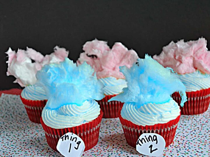 Image for Thing 1 & Thing 2 Cupcakes for Dr. Seuss’s Birthday