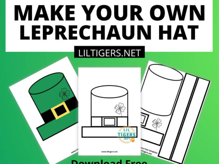Image for Free Printable Leprechaun Hat Template and Coloring Pages