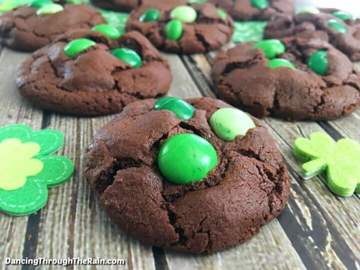 Image for Best Mint M&M Double Chocolate Chip Cookies