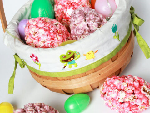 Image for Easter egg surprise popcorn balls