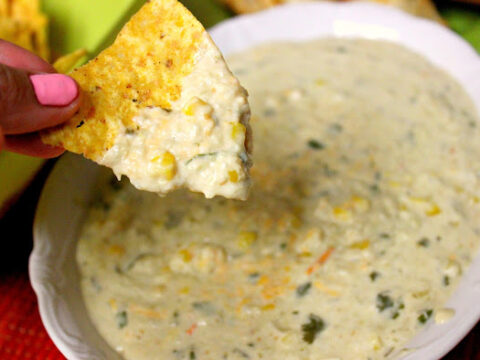 Image for Crockpot Green Chili and Corn Dip