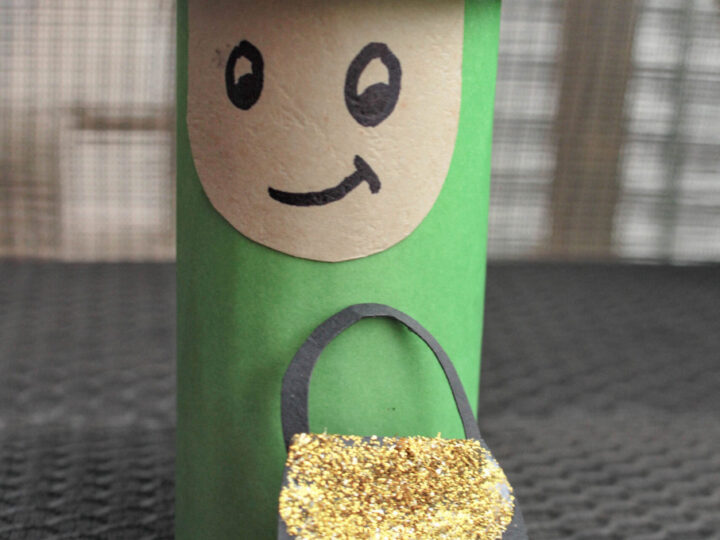 Image for Leprechaun Toilet Paper roll for an easy St. Patrick’s Day Craft