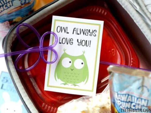 Image for Free Printable Lunch Box Notes