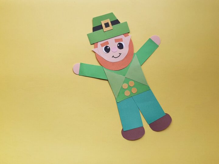 Image for Leprechaun Template Printable for Cute Paper Craft!