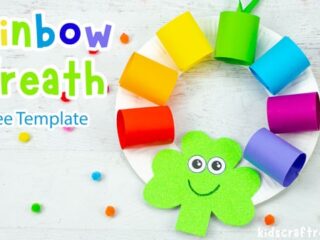 Image for St Patrick's Day Wreath Craft For Kids