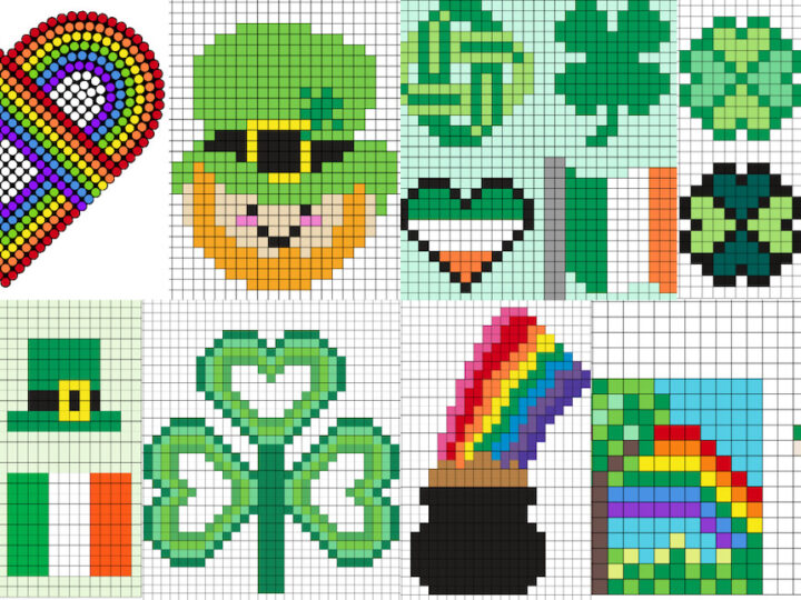 Image for St. Patrick's Day Perler Beads (50+ Patterns!)