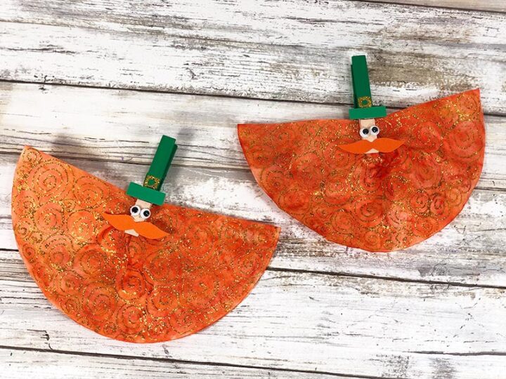 Image for Coffee Filter Leprechaun Saint Patricks Day Craft