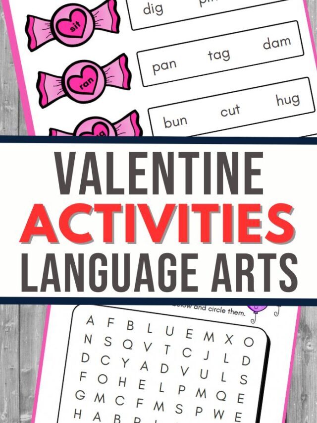 Valentine’s Day Language Arts Worksheets