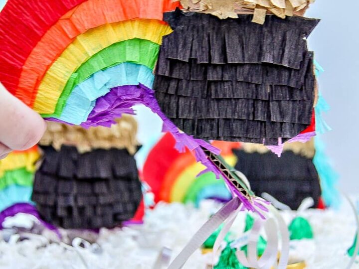 Image for DIY St. Patrick's Day Mini Rainbow Pinatas