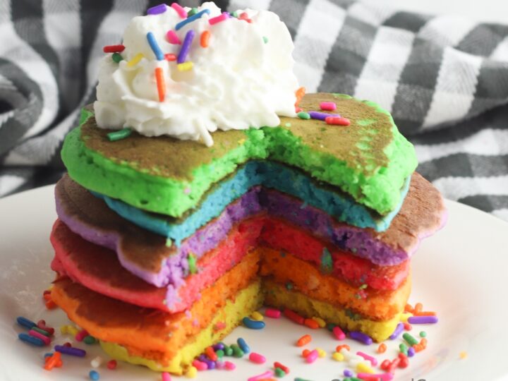 Image for Easy Rainbow Pancakes