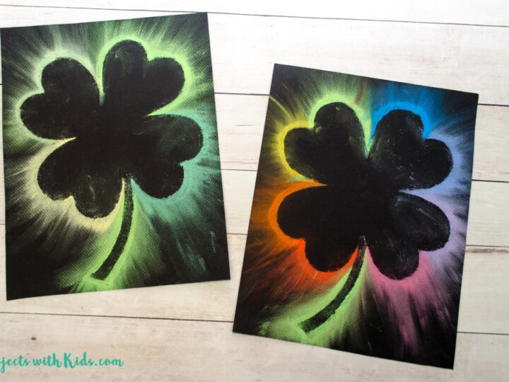 Image for Colorful St. Patrick's Day Art Project with Chalk Pastels