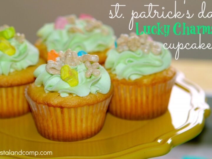 Image for St Patrick’s Day Lucky Charm Cupcakes