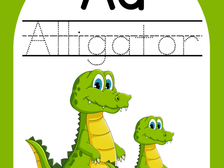 Image for 10 Free “A” is for Alligator Printable Worksheets
